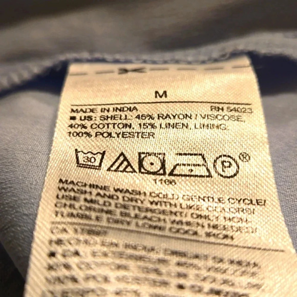 Old Navy Waist Defined Striped Shirt Dress 3/4 Sleeve Women size M - Picture 7 of 15